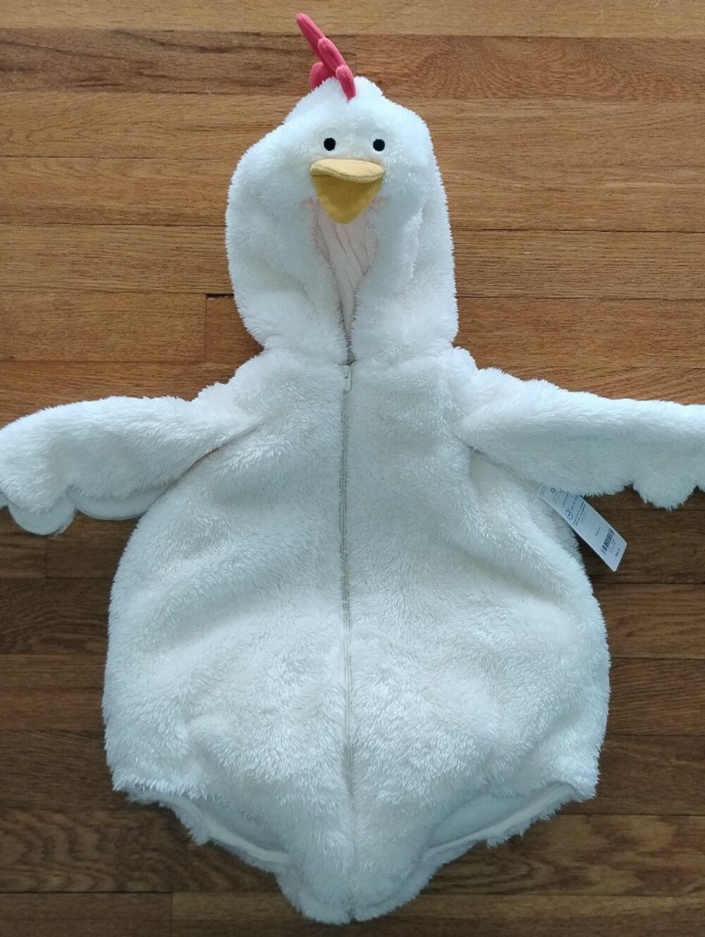 NWT Carter's Baby Infant Halloween Chicken Costume Size 12 months cozy zip up